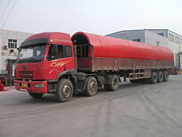 Delivery Site of Egyptian Sludge Rotary Kiln 