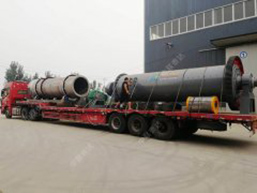 Ball and Rotary Cooler Transported to Shanxi For Magnetic Powder Calcining Production 