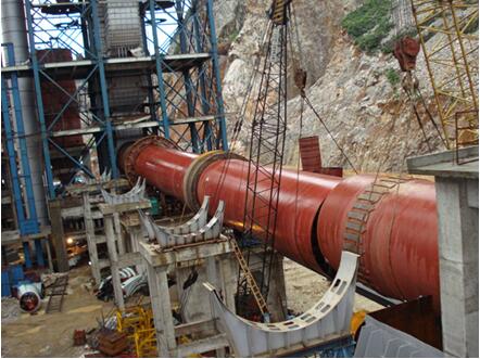 china famous ceramic sand rotary kiln 