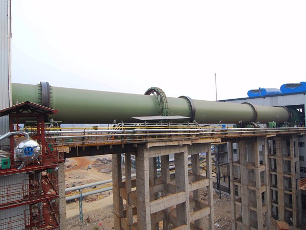 Sponge iron rotary kiln production line