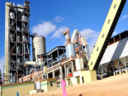 Lime rotary kiln production line 